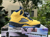 Authentic Air Jordan 5 GS “Michigan”