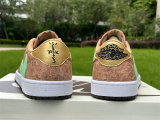 Authentic Travis Scott x Air Jordan 1 Low Palmier/Noir/Blanc