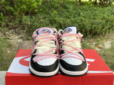 Authentic Nike Dunk Low Pink/White/Black
