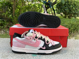 Authentic Nike Dunk Low Pink/White/Black