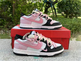 Authentic Nike Dunk Low Pink/White/Black