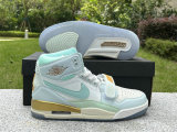 Authentic Jordan Legacy 312 White/Gold/Voile