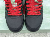 Authentic Clot x Air Jordan 5 Low Black/Silver/Red