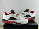 Authentic Air Jordan 5 Low “Fire Red”
