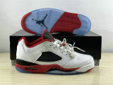Authentic Air Jordan 5 Low “Fire Red”