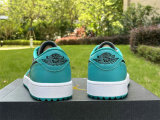 Authentic Air Jordan 1 Low Charcoal/Jade