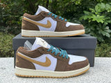 Authentic Air Jordan 1 Low Cacao Wow