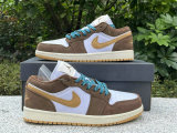 Authentic Air Jordan 1 Low Cacao Wow
