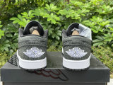Authentic Air Jordan 1 Low Black Elephant