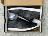 Authentic Air Jordan 1 Low Black Elephant