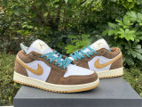 Authentic Air Jordan 1 Low Cacao Wow
