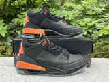 Authentic J Balvin x Air Jordan 3 GS Black/Orange