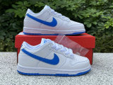 Authentic Nike Dunk Low Kid Blue/White