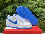 Authentic Nike Dunk Low Kid Blue/White