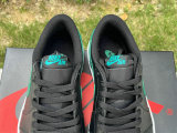 Authentic Air Jordan 1 Low Gorge Green/Black