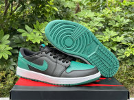 Authentic Air Jordan 1 Low Gorge Green/Black