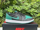 Authentic Air Jordan 1 Low Gorge Green/Black