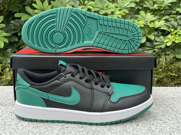Authentic Air Jordan 1 Low GS Gorge Green/Black