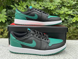 Authentic Air Jordan 1 Low Gorge Green/Black