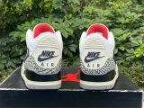 Authentic Air Jordan 3 White Cement Inverted Hook