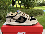 Authentic Nike Dunk Low Beige/Brown/Black