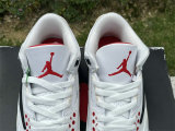 Authentic Air Jordan 3 White Cement Inverted Hook