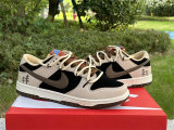 Authentic Nike Dunk Low Beige/Brown/Black