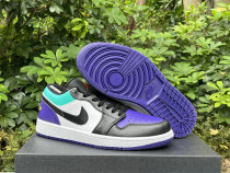 Authentic Air Jordan 1 Low Purple/Black/Gold Authentic Air Jordan 1 Low Purple/Black/Gold