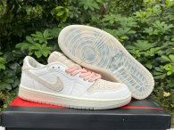 Authentic Chris Paul x Air Jordan 1 Low OG GS “Give Them Flowers”
