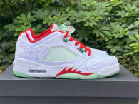 Authentic CLOT x Air Jordan 5 Low “White Silk”