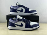 Authentic Air Jordan 1 Low Sky J Purple