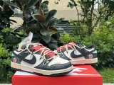 Authentic Nike Dunk Low Black/White/Pink