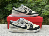 Authentic Nike Dunk Low Grey/Black/White