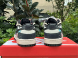 Authentic Nike Dunk Low Black/White/Pink