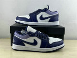 Authentic Air Jordan 1 Low Sky J Purple