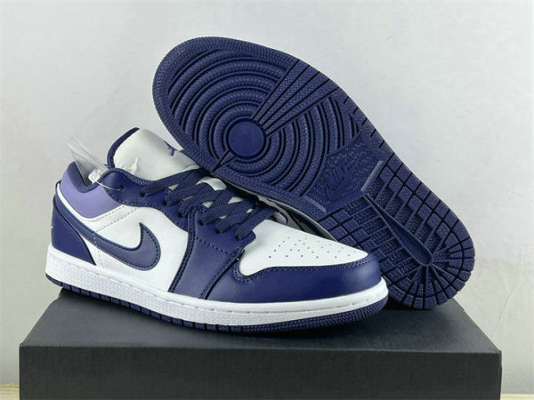 Authentic Air Jordan 1 Low Sky J Purple