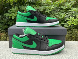 Authentic Air Jordan 1 Low GS Lucky Green