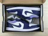 Authentic Air Jordan 1 Low Sky J Purple