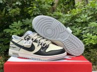 Authentic Nike Dunk Low Grey/Black/White