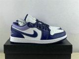 Authentic Air Jordan 1 Low Sky J Purple