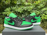 Authentic Air Jordan 1 Low GS Lucky Green