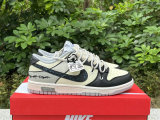 Authentic Nike Dunk Low Grey/Black/White