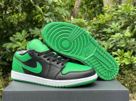 Authentic Air Jordan 1 Low GS Lucky Green