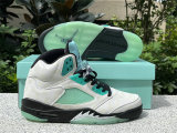 Authentic Air Jordan 5 GS “Island Green”