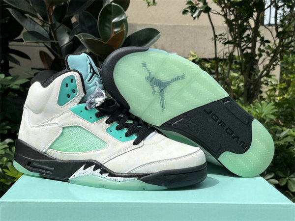 Authentic Air Jordan 5 GS “Island Green”