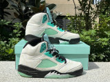 Authentic Air Jordan 5 GS “Island Green”
