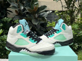 Authentic Air Jordan 5 GS “Island Green”