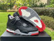 Authentic Air Jordan 4 GS “Bred Reimagined”