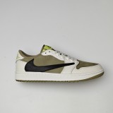 Authentic Travis Scott x Air Jordan 1 Low Golf