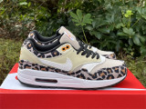 Authentic Nike Air Max 1 Black/Leopard Print/White